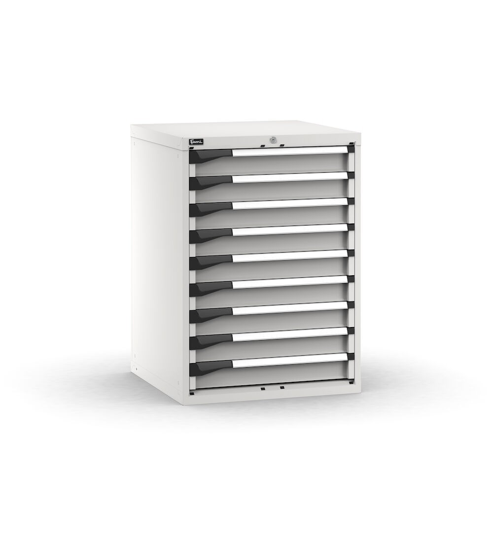 Cassettiera porta attrezzi, 9 cassetti 9x100, L714 x P726 x H1000 mm