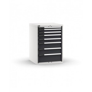 Cassettiera porta attrezzi, 8 cassetti 1x50 2x75 2x100 2x150 1x200, L714 x P726 x H1000 mm