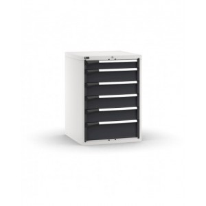 Cassettiera porta attrezzi,  6 cassetti 1x100 4x150 1x200, L714 x P726 x H1000 mm