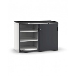 Armadietto portautensili con 2 ante scorrevoli, 2 piani estraibili, 4 piani regolabili, L714 x P726 x H1022 mm