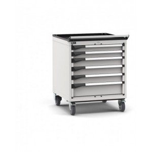 Cassettiera porta attrezzi con ruote, 6 cassetti 2x75 3x100 1x150, L714 x P726 x H922 mm