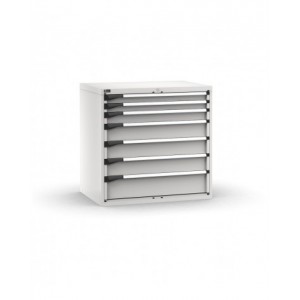 Cassettiera porta attrezzi, 7 cassetti 2x75 1x100 3x150 1x200, L1020 x P726 x H1000 mm