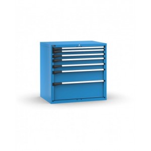 Cassettiera porta attrezzi, 7 cassetti 1x50 2x75 2x100 1x200 1x300, L1020 x P726 x H1000 mm