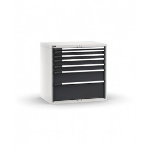 Cassettiera porta attrezzi, 7 cassetti 1x50 2x75 2x100 1x200 1x300, L1020 x P726 x H1000 mm