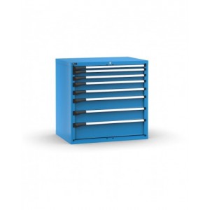 Cassettiera porta attrezzi, 8 cassetti 1x50 2x75 2x100 2x150 1x200, L1020 x P726 x H1000 mm