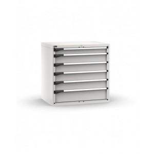 Cassettiera porta attrezzi,  6 cassetti 1x100 4x150 1x200, L1020 x P726 x H1000 mm