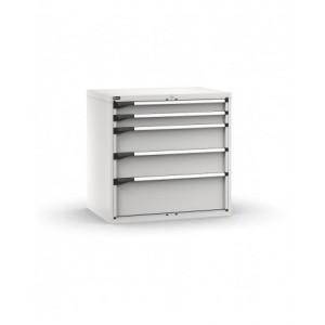 Cassettiera porta attrezzi,  5 cassetti 2x100 2x200 1x300, L1020 x P726 x H1000 mm