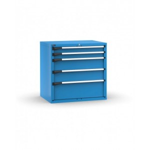 Cassettiera porta attrezzi,  5 cassetti 2x100 2x200 1x300, L1020 x P726 x H1000 mm