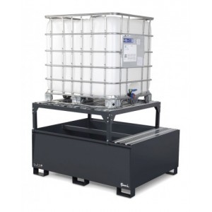 Vasca di raccolta capacità 1000 lt con telaio