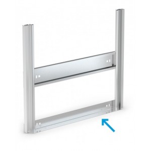 Scaffale portaminuteria con 23 cassetti Visual Box, H500 mm