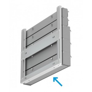 Scaffale portaminuteria con 15 cassetti Visual Box, H500 mm