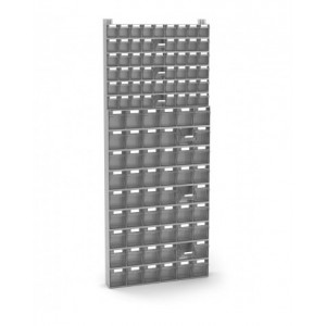 Scaffale per minuterie con 108 cassetti Visual Box, H1500 mm