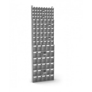 Scaffale con 102 cassetti portaminuteria Visual Box, H2000 mm