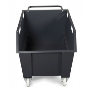 Benna ribaltabile portarottami con ruote, capacità 500 L