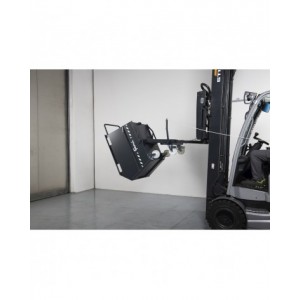 Benna ribaltabile portarottami con ruote, capacità 750 L