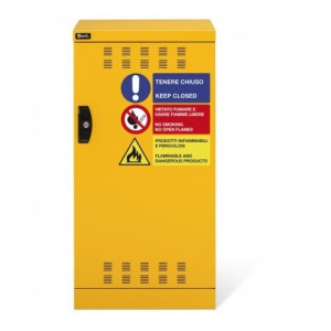 Armadio con ante a battente fessurate, L512 x P555 x H1000 mm, PERFOM11010