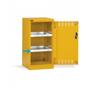 Armadio con ante a battente fessurate, L512 x P555 x H1000 mm, PERFOM11010