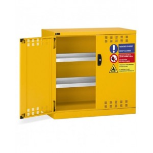 Armadio con ante a battente fessurate, L1023 x P555 x H1000 mm, PERFOM12017