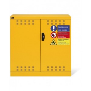 Armadio con ante a battente fessurate, L1023 x P555 x H1000 mm, PERFOM12017