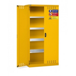 Armadio 2 ante battente fessurate, 4 vasche stagne interne, L1023 x P555 x H2000 mm, PERFOM14029