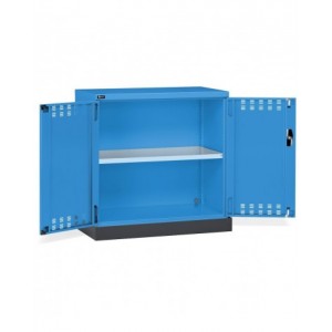 Armadietto per infiammabili vernici e solventi, 1 piano, 1 vasca esterna, L1048 x P600 x H1027 mm, PERFOM12016