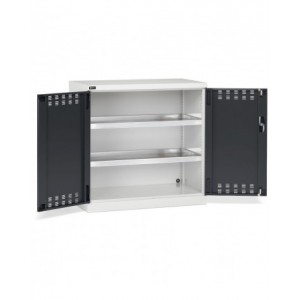 Armadio con ante a battente fessurate, L1023 x P555 x H1000 mm, PERFOM12018