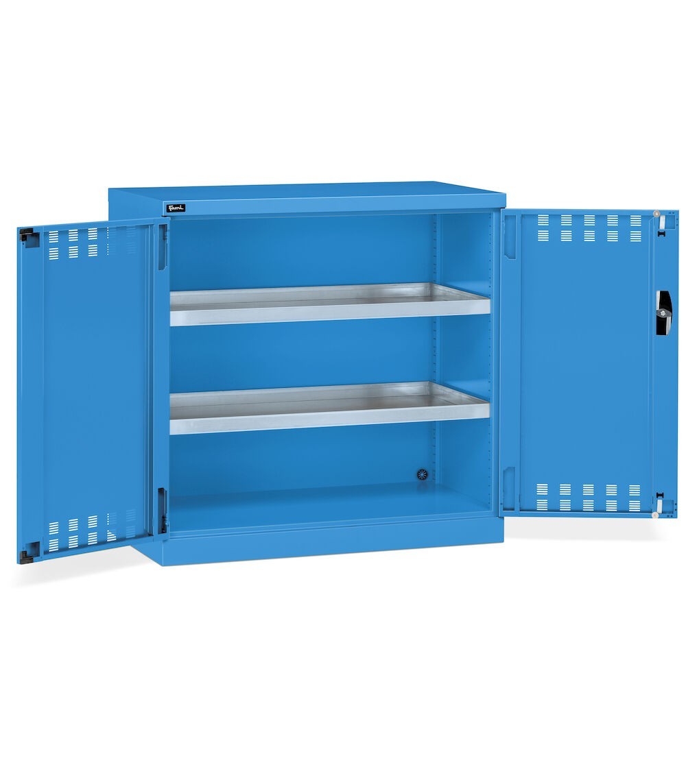 Armadio con ante a battente fessurate, L1023 x P555 x H1000 mm, PERFOM12020