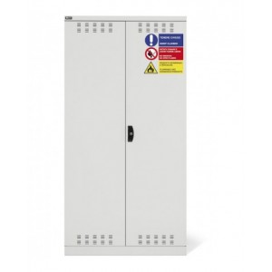 Armadio 2 ante battente fessurate, 4 vasche stagne interne, L1023 x P555 x H2000 mm, PERFOM14031