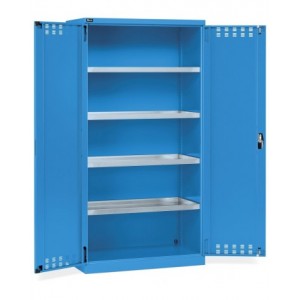 Armadio 2 ante battente fessurate, 4 vasche stagne interne, L1023 x P555 x H2000 mm, PERFOM14032