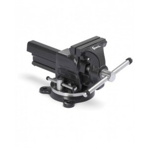 Morsa da banco girevole Work Tech, ganascia con L 100 mm, apertura 125 mm