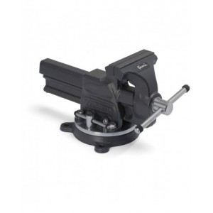 Morsa da banco girevole Work Tech, ganascia con L 120 mm, apertura 150 mm