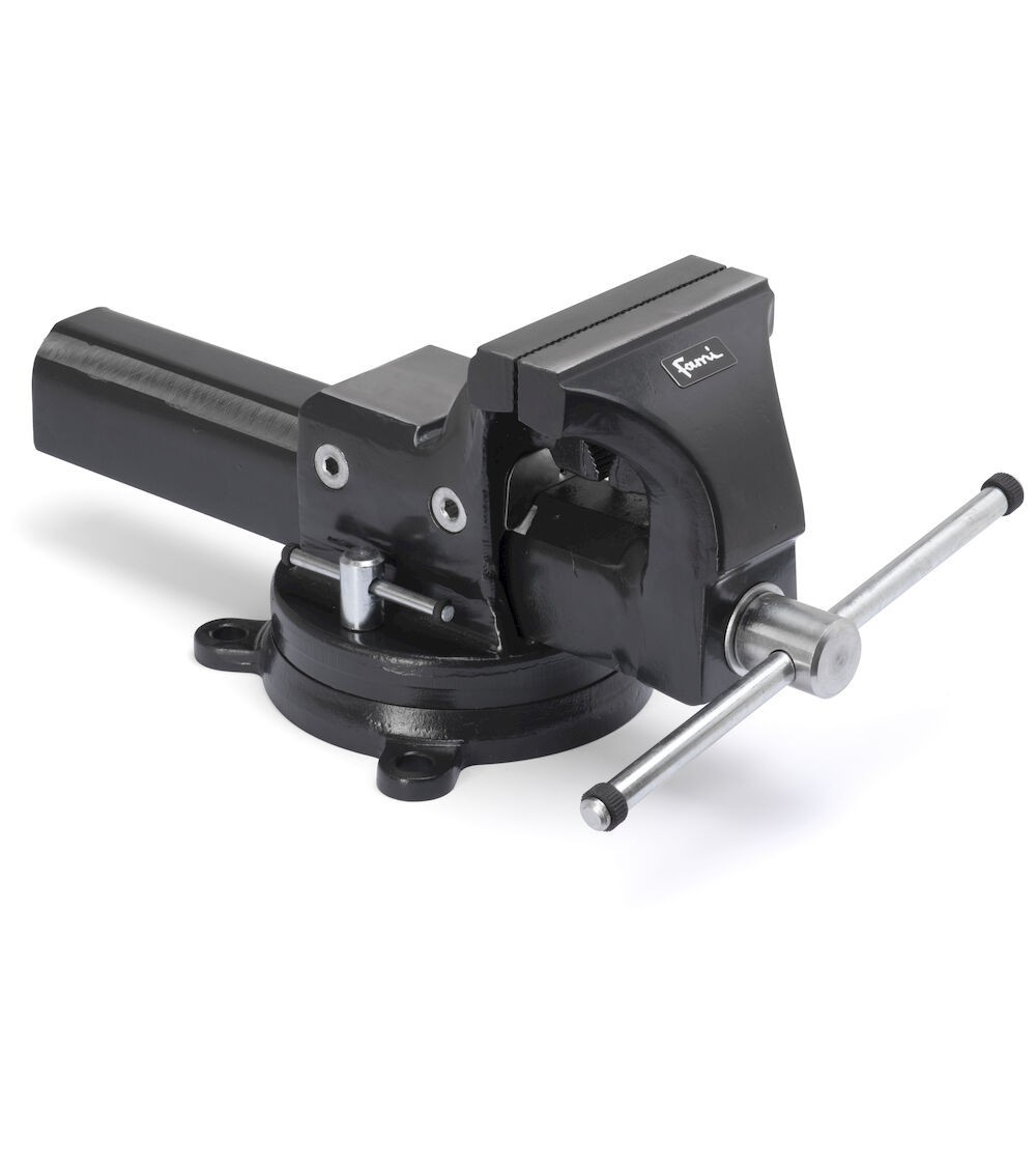 Morsa da banco girevole Work Strong, ganascia con L 150 mm, apertura 190 mm