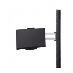 Braccio estensibile per montante con piastra porta monitor