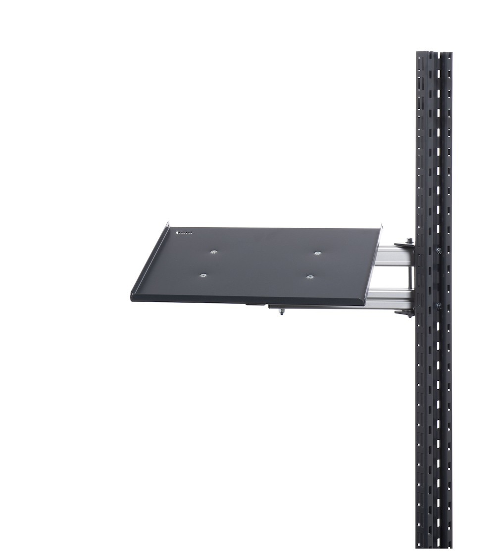 Braccio estensibile per montante con vassoio inclinato