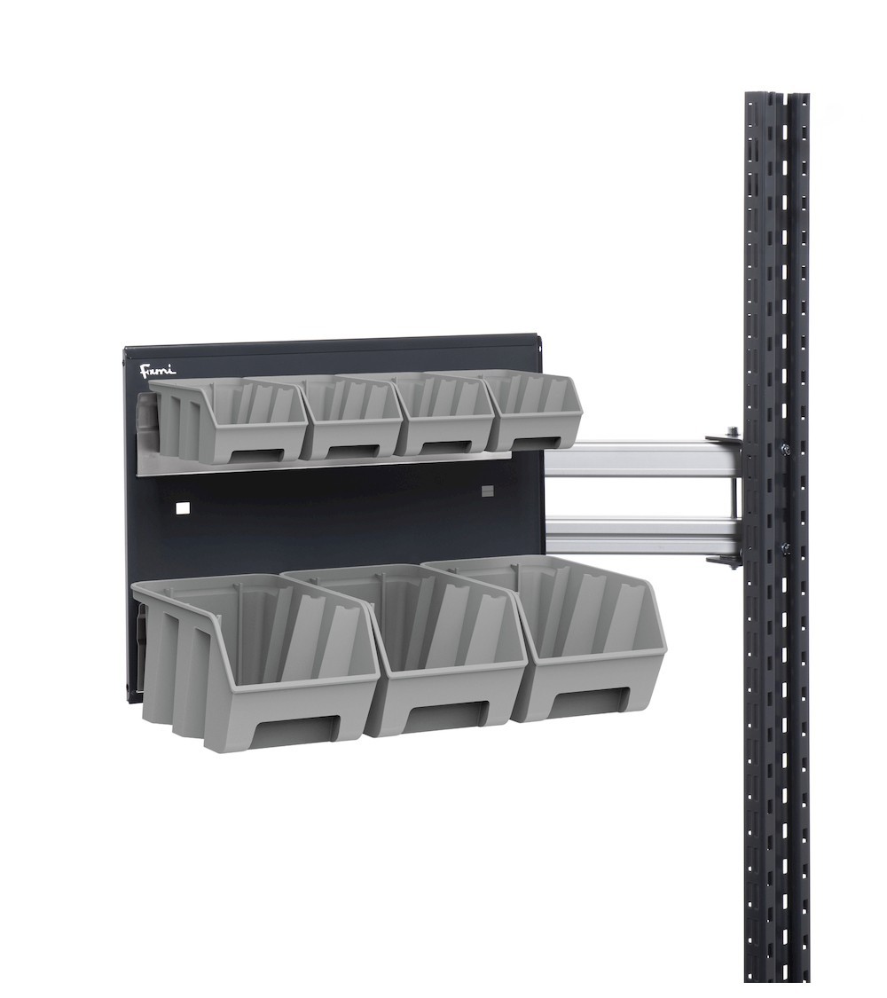 Braccio estensibile per montante con 7 Picking Box