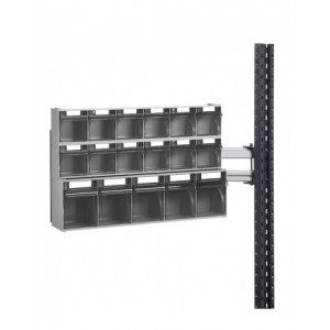 Braccio estensibile per montante con 17 Visual Box