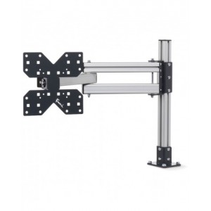 Profilo con braccio estensibile con piastra porta monitor