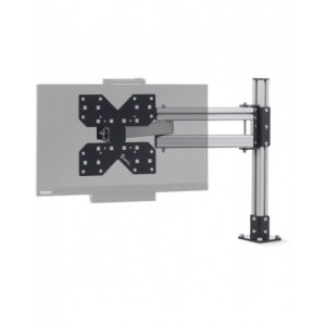Profilo con braccio estensibile con piastra porta monitor