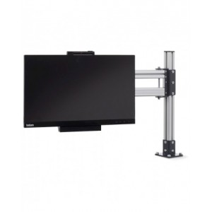 Profilo con braccio estensibile con piastra porta monitor