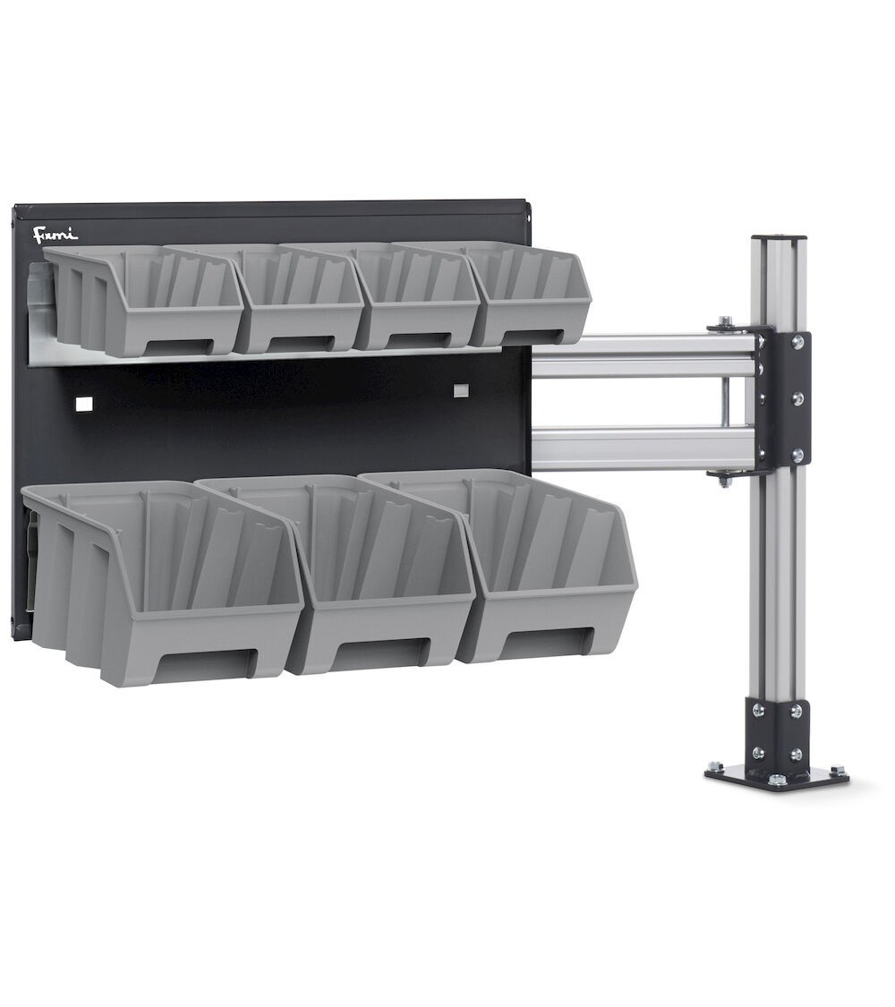 Profilo con braccio estensibile con 7 Picking Box