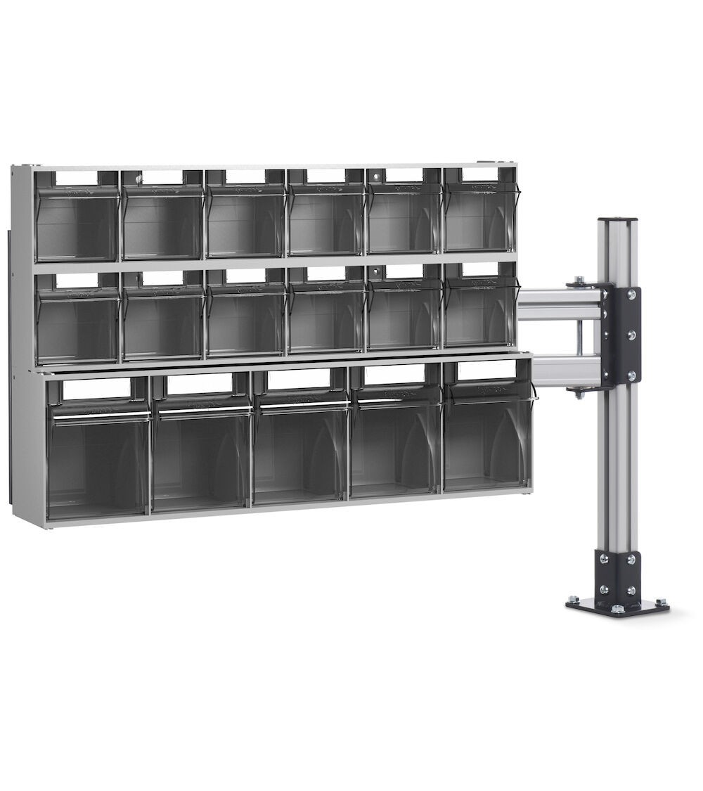 Profilo con braccio estensibile con 17 Visual Box