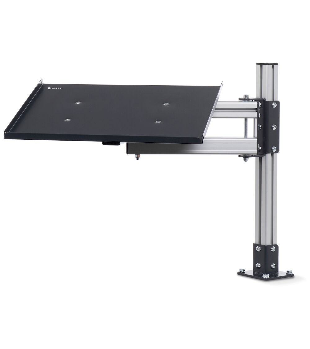 Profilo con braccio estensibile con vassoio inclinato