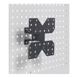 Piastra porta monitor con squadrette