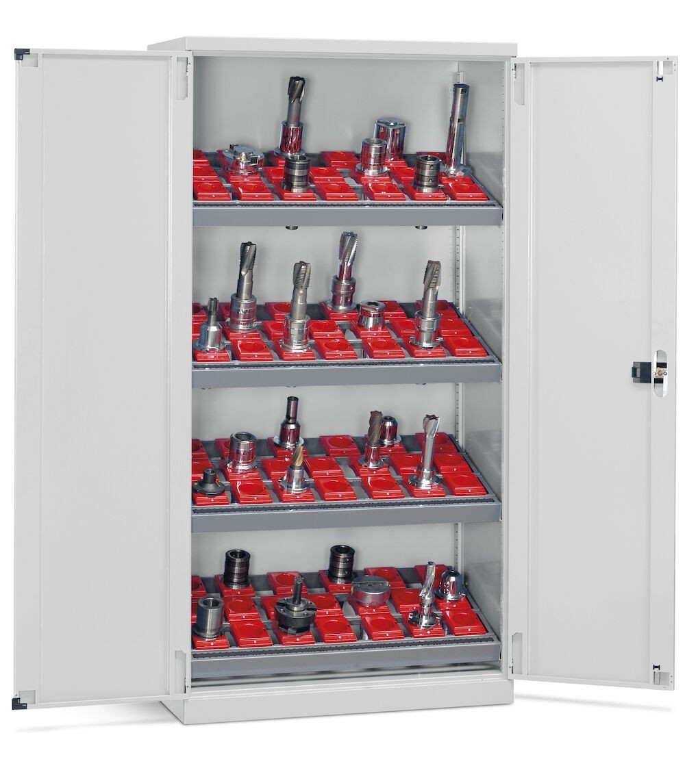 Armadio portautensili NC completo con 84 boccole portautensili ISO 40, PERFOMNC01