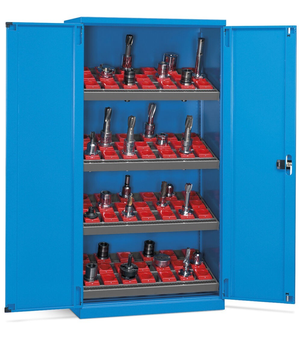 Armadio portautensili NC completo con 84 boccole portautensili ISO 40, PERFOMNC02