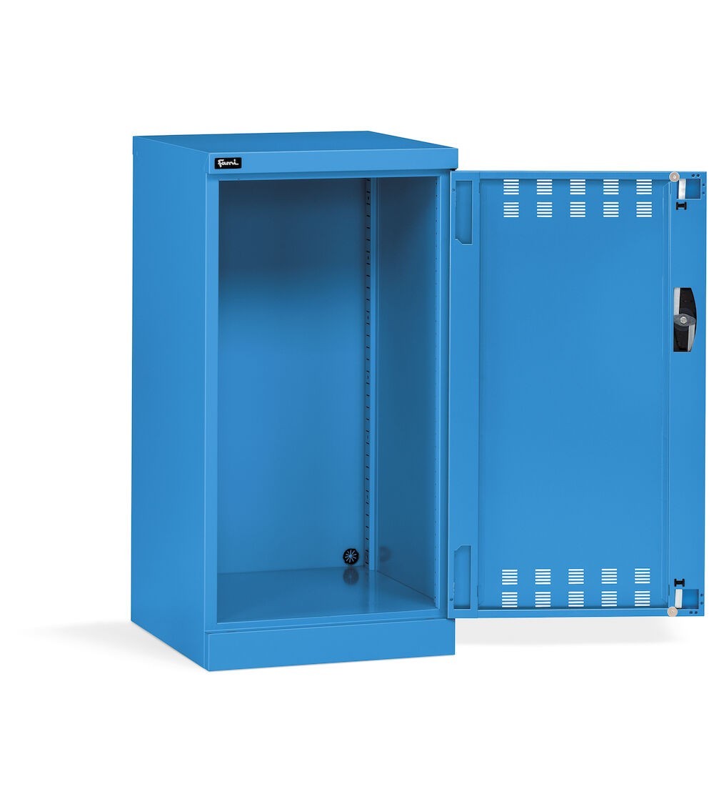 Armadio con ante a battente fessurate, L512 x P555 x H1000 mm