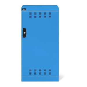 Armadio con ante a battente fessurate, L512 x P555 x H1000 mm