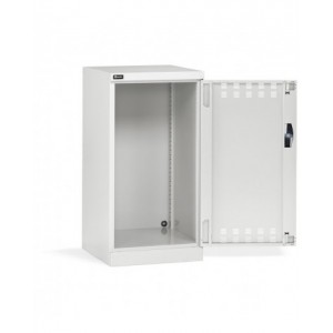 Armadio con ante a battente fessurate, L512 x P555 x H1000 mm