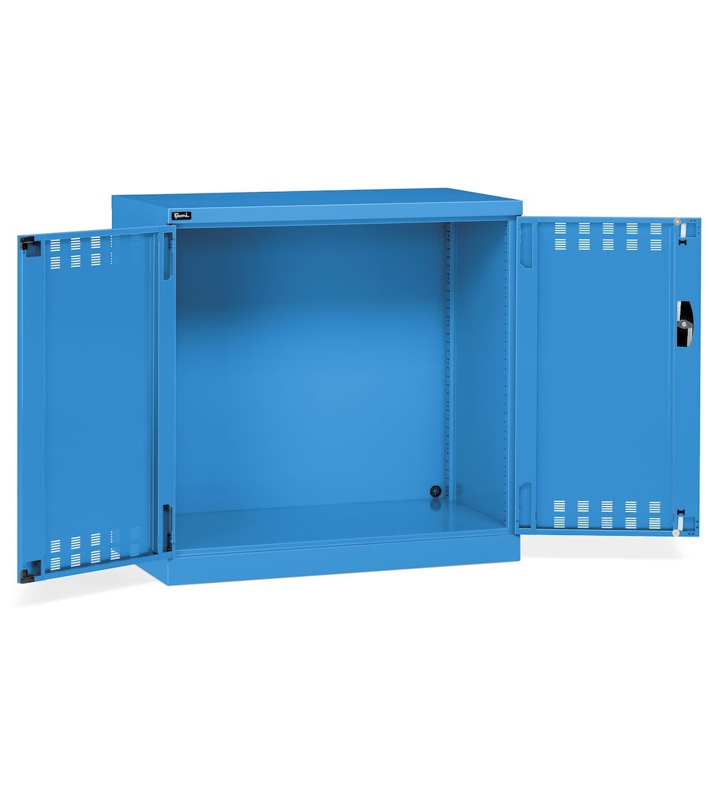 Armadio con ante a battente fessurate L1023 x P555 x H1000 mm