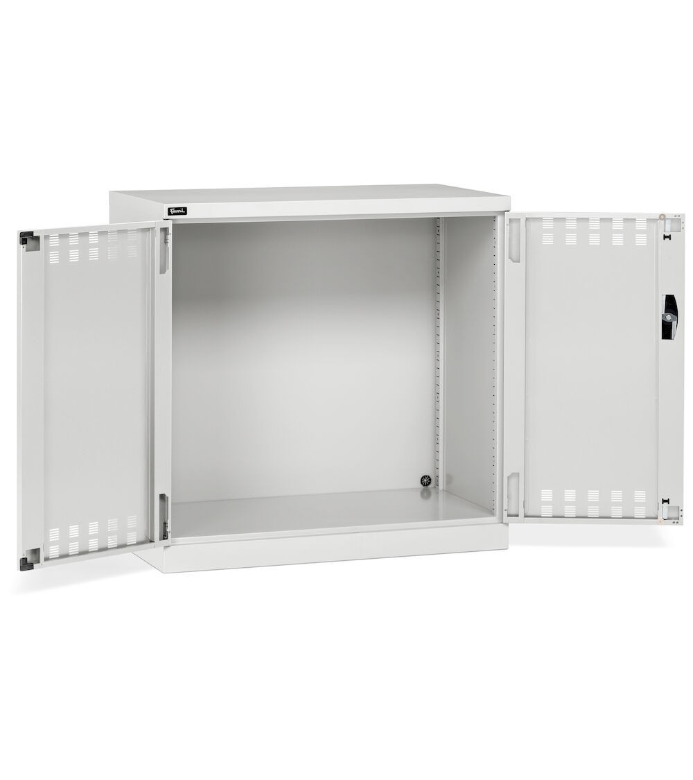 Armadio con ante a battente fessurate L1023 x P555 x H1000 mm